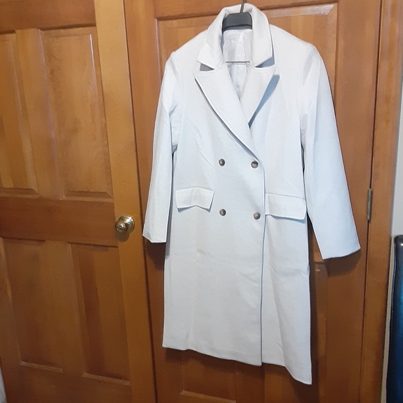 Double Breasted Lined Pea Coat - Picture 1 of 5